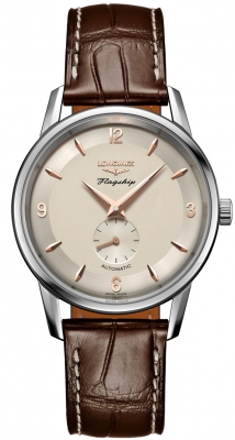 Buy this new Longines Flagship Heritage L4.817.4.76.2 mens watch for the discount price of £1,251.00. UK Retailer.